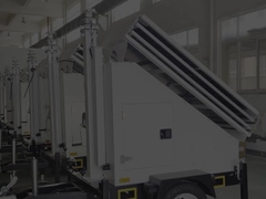 Remolque móvil de vigilancia solar con paneles solares de 3*400W