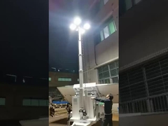 Remolque de paneles de energía solar con LED