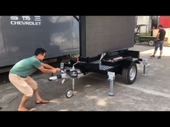 remolque portátil de pantalla solar con LED