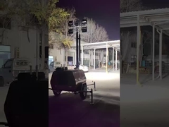 Torre de luz LED móvil con diésel