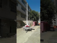 remolque móvil de seguridad solar