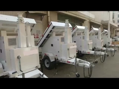 remolque de cámara de seguridad solar