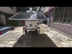 remolque de seguridad con cámara solar