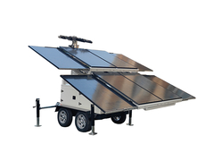 Torre de iluminación solar portátil modelo 8300