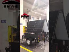 Remolque de cámara de seguridad con energía solar