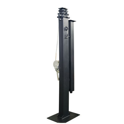Mast telescópico manual de 19 pies 6 m para remolque solar Torre de luz solar