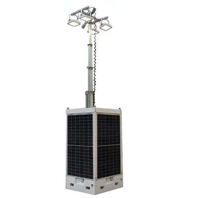 Unidad de vigilancia móvil Cubo Torre de iluminación móvil para iluminación y monitoreo de minas