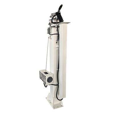 Q235 Acero 5m 16ft elevación mástil telescópico eléctrico mástil telescópico motorizado