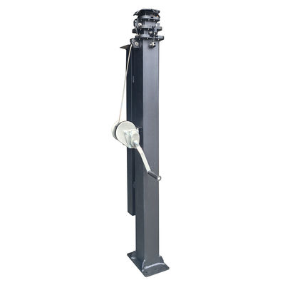 4.5m 15ft 6m 19ft Mast telescópico manual para cámaras de elevación de remolque solar y luces LED
