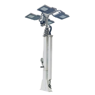 Mast telescópico manual de 19 pies 6 m para remolque solar Torre de luz solar