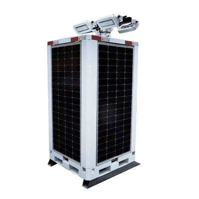 Cubo Fuera de la Red Torre del Sistema Solar Torre de luz solar con 4*230 paneles solares para EE.UU.