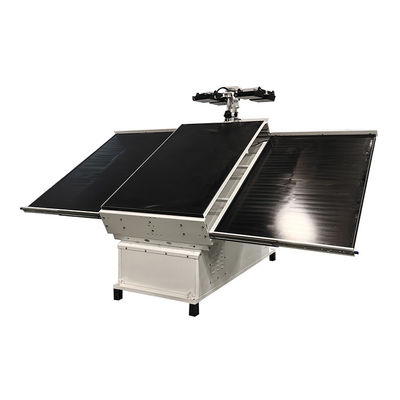 Energía verde Iluminación solar LED Remolques de patinaje para obras exteriores