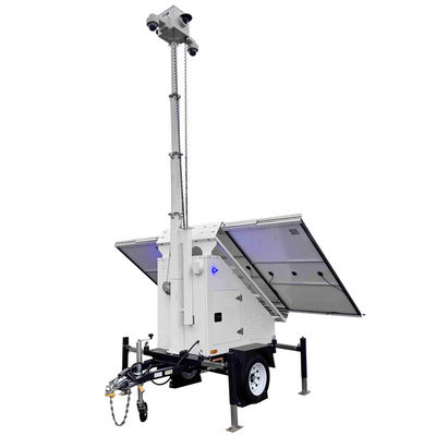 Remolque de vigilancia con energía solar para monitoreo remoto fuera de la red