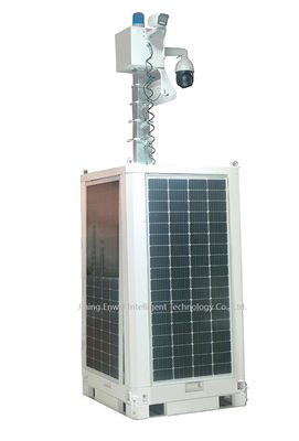 Cámara portátil con energía solar Torre de CCTV para monitoreo de estacionamiento