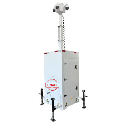 Unidad de vigilancia móvil compacta de despliegue rápido Torre de vigilancia móvil