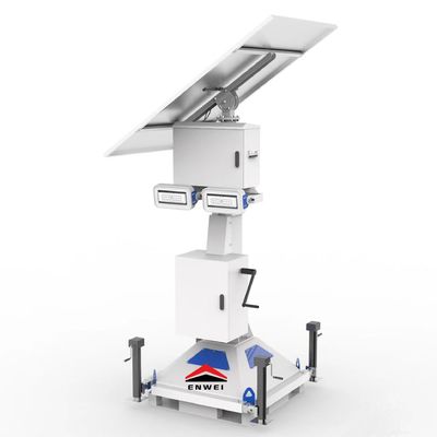 Torre de luz solar móvil con sistema de vigilancia con cámara de seguridad y luz LED para alumbrado público