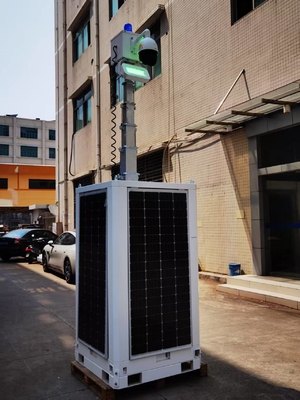 Torre de cámara de vigilancia solar Cubo de luz solar con batería de alta potencia