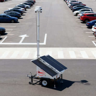 Remolque de Vigilancia Solar: Despliegue Flexible para Estacionamientos y Obras