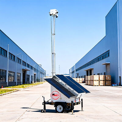 Remolque de seguridad móvil resistente a la intemperie No se necesita energía externa para la ingeniería del proyecto